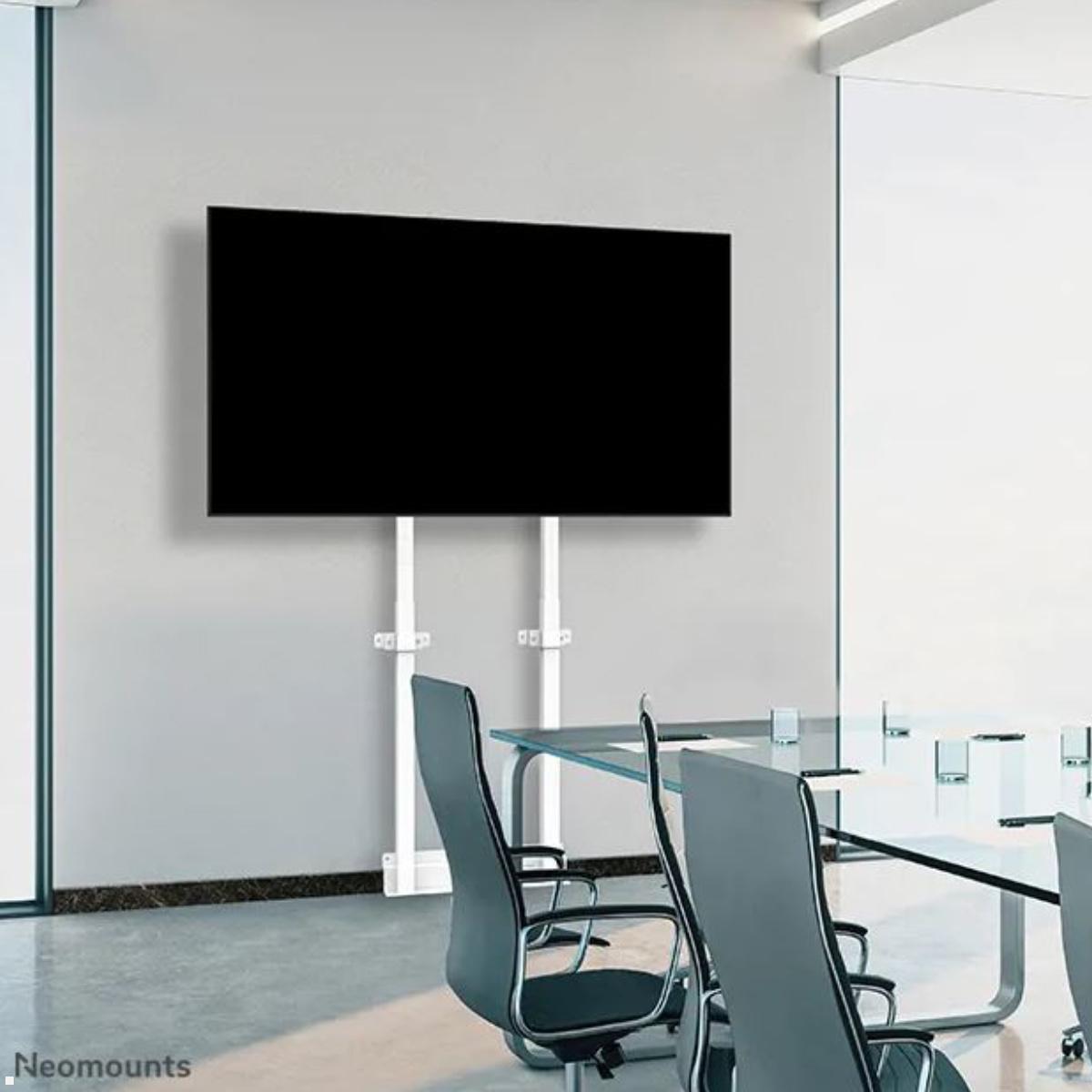 Neomounts WL55-875WH1 elektrischer TV Boden Wandhalter bis 100 Zoll, weiß Anwendung Konferenzraum Neomounts WL55-875WH1 elektrischer TV Boden Wandhalter bis 100 Zoll, weiß Anwendung Konferenzraum