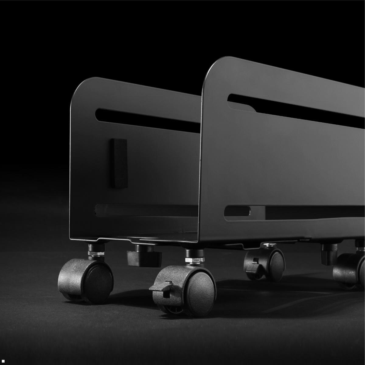 Neomounts CPU-M100BLACK mobile PC Halterung, schwarz, Rollen mit Feststellbremse Neomounts CPU-M100BLACK mobile PC Halterung, schwarz, Rollen mit Feststellbremse