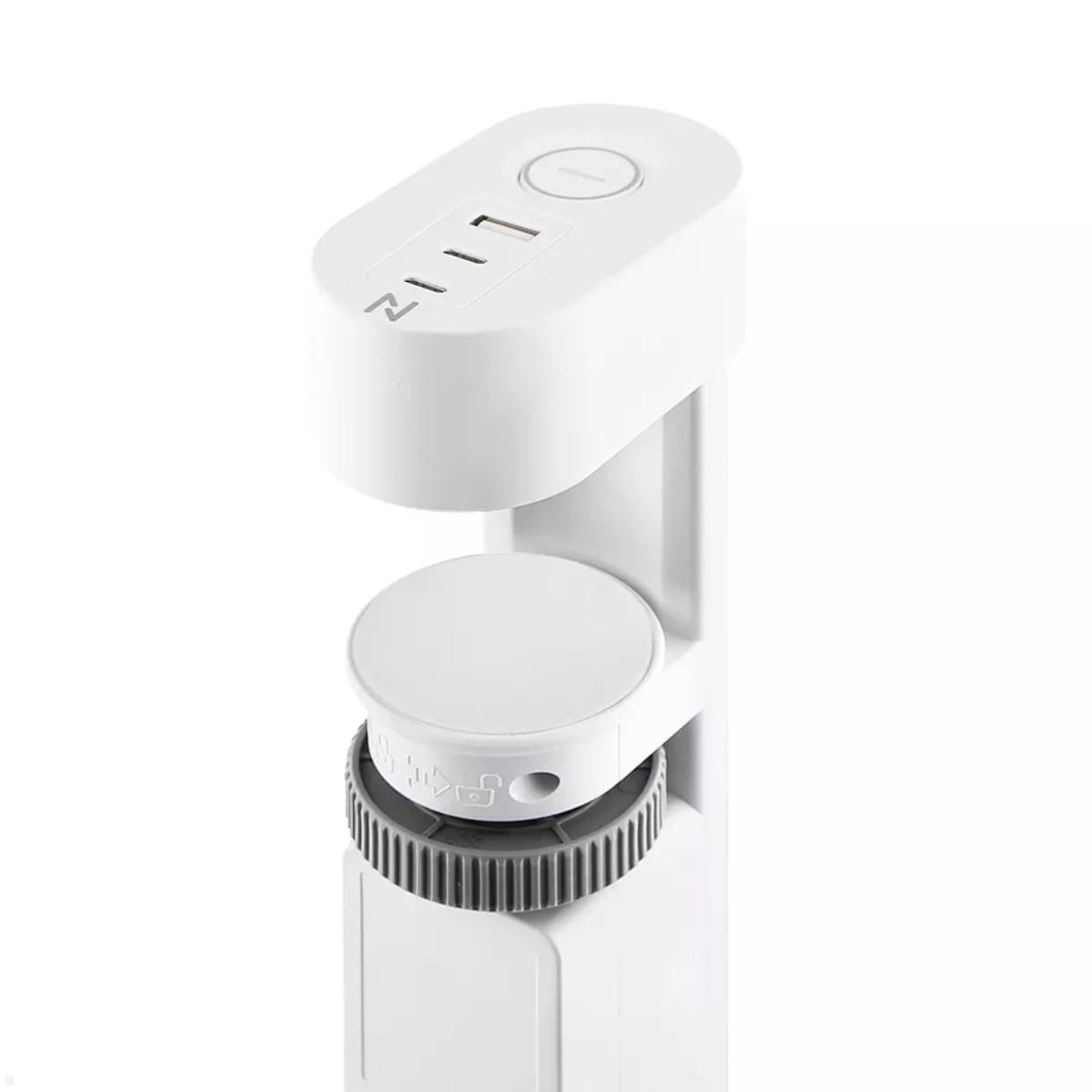 Neomounts DS22-840WH6 Tischsteckdose mit Klemme und USB A/ C, Detailansicht Klemme Neomounts DS22-840WH6 Tischsteckdose mit Klemme und USB A/ C, Detailansicht Klemme