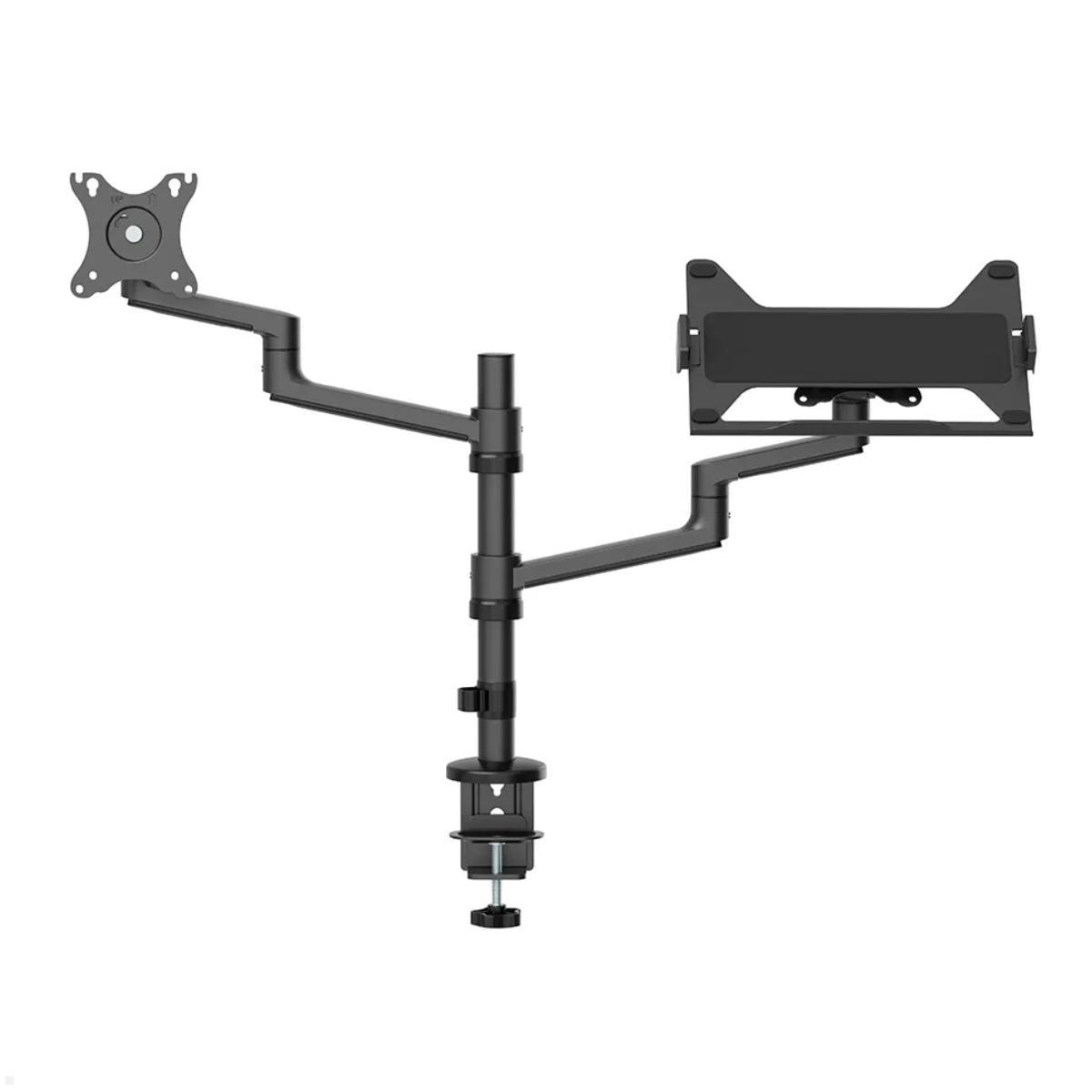 Neomounts DS20-425BL2 Monitor-/ Laptop-Tischhalterung, Draufsicht ohne Geräte Neomounts DS20-425BL2 Monitor-/ Laptop-Tischhalterung, Draufsicht ohne Geräte