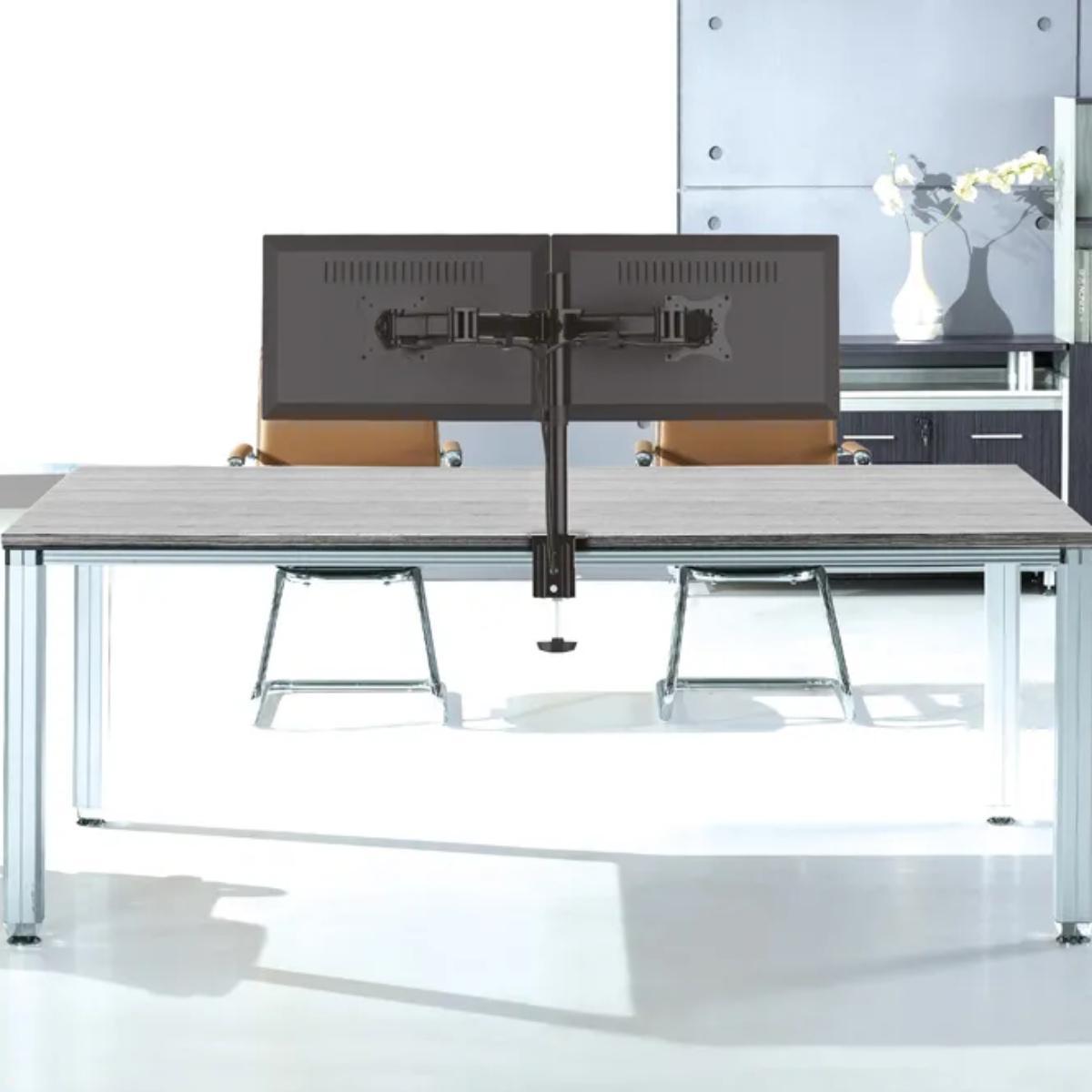 Neomounts Select NM-D135D Dual-Monitor Tischhalter, Anwendung Homeoffice Neomounts Select NM-D135D Dual-Monitor Tischhalter, Anwendung Homeoffice