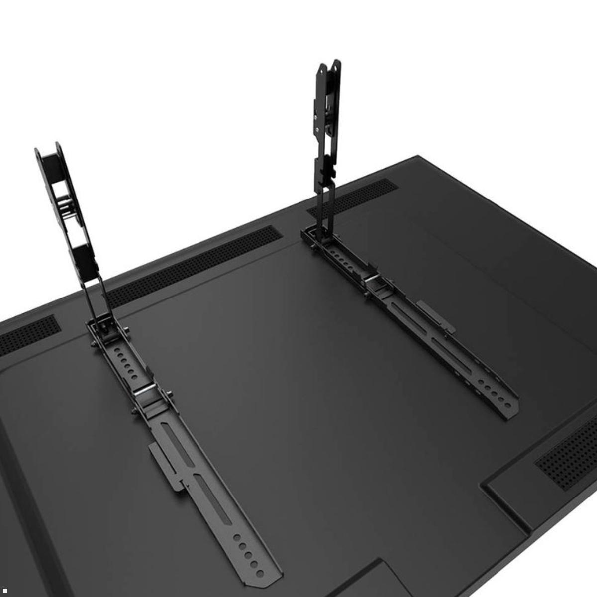 Neomounts Level WL30-750BL14 flacher Schwerlast TV Wandhalter 32 - 75 Zoll, 100 kg, schwarz Detail VESA Aufnahme Neomounts Level WL30-750BL14 flacher Schwerlast TV Wandhalter 32 - 75 Zoll, 100 kg, schwarz Detail VESA Aufnahme