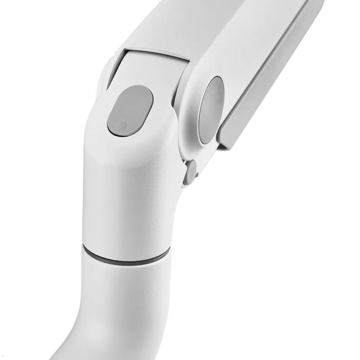 Neomounts DS75S-950WH2 Monitorhalterung für 2 Monitore bis 27 Zoll, weiß, Detail Schwenkarm Neomounts DS75S-950WH2 Monitorhalterung für 2 Monitore bis 27 Zoll, weiß, Detail Schwenkarm