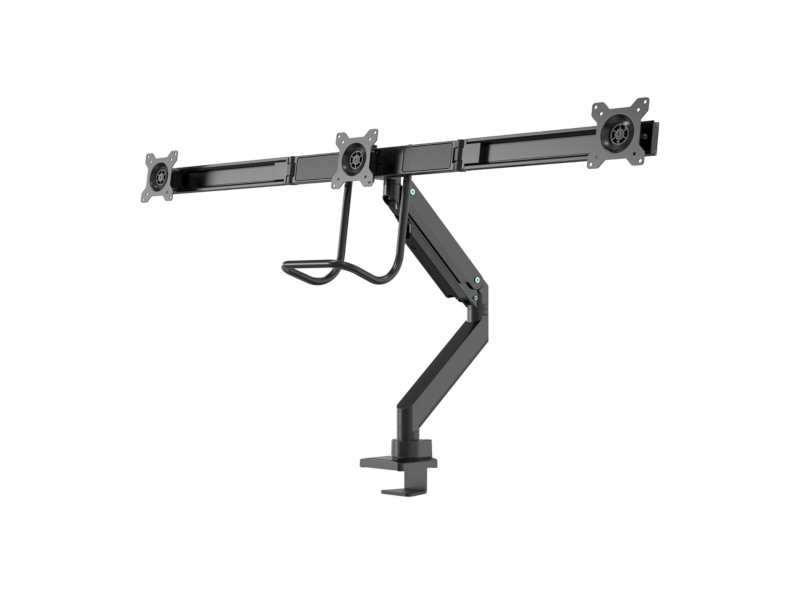 NewStar NM-D775DX3 3-fach Monitor Tischhalterung 17-27 Zoll, schwarz Tiefenverstellbar NewStar NM-D775DX3 3-fach Monitor Tischhalterung 17-27 Zoll, schwarz Tiefenverstellbar