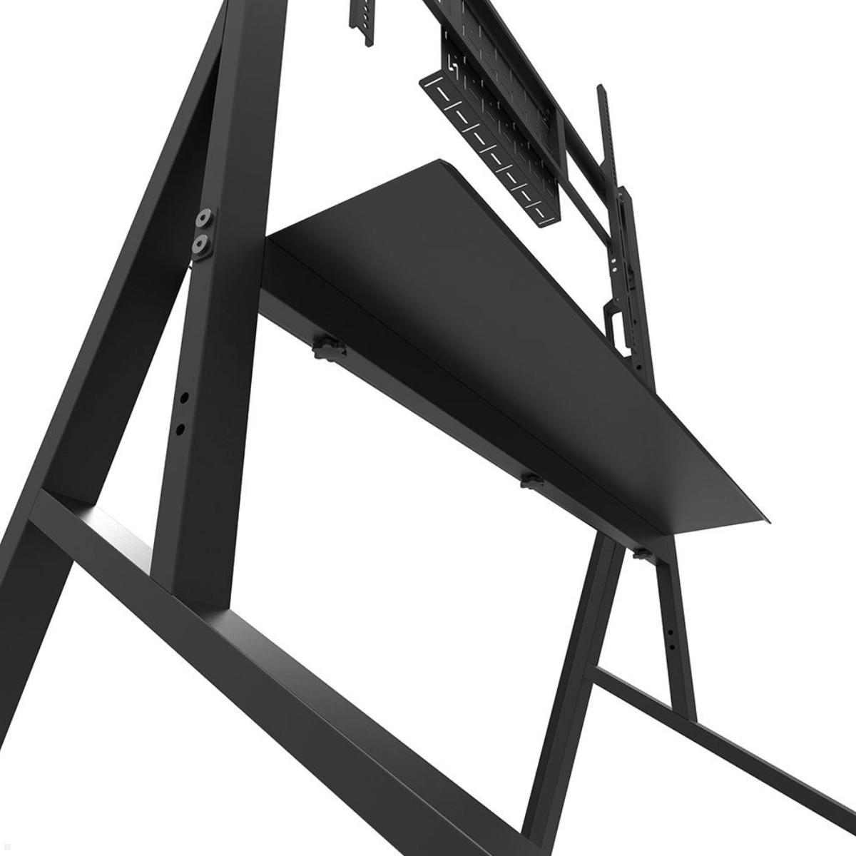 Neomounts FL50-525BL1 mobiler TV Bodenständer von 55 bis 86 Zoll, schwarz Detailansicht Neomounts FL50-525BL1 mobiler TV Bodenständer von 55 bis 86 Zoll, schwarz Detailansicht