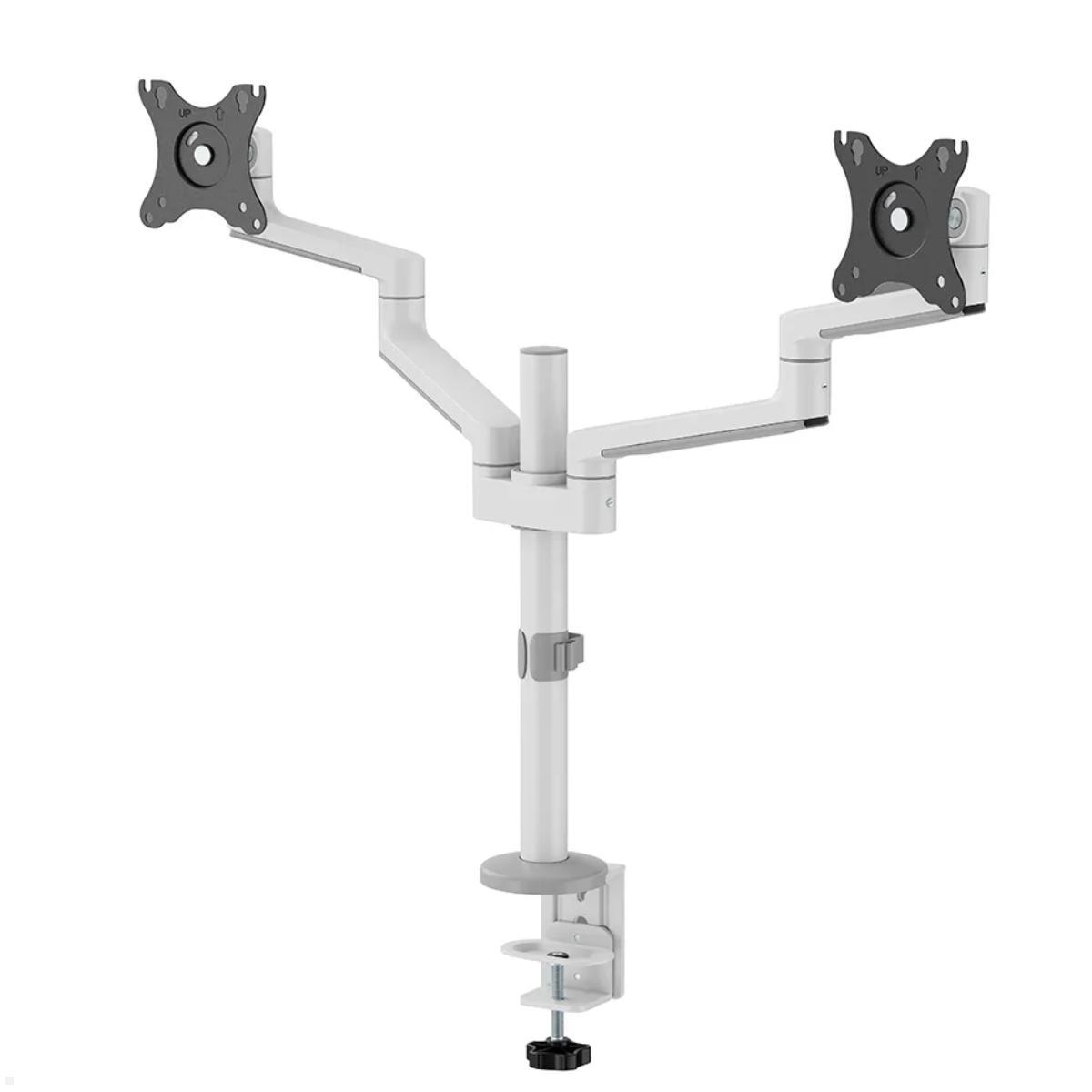 Neomounts DS60-425WH2 Monitorhalter für 2 Monitore nebeneinander bis 27 Zoll, weiß Neomounts DS60-425WH2 Monitorhalter für 2 Monitore nebeneinander bis 27 Zoll, weiß