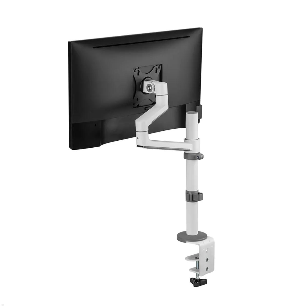 Neomounts DS60-425WH1 Monitor Tischhalterung 17-27 Zoll, Rückansicht mit Monitor Neomounts DS60-425WH1 Monitor Tischhalterung 17-27 Zoll, Rückansicht mit Monitor