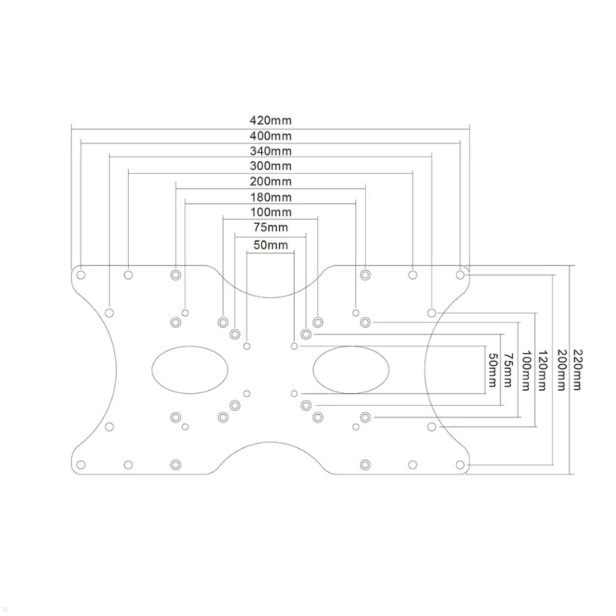 Neomounts FPMA-VESA400 VESA Adapter auf 400x200mm Neomounts FPMA-VESA400 VESA Adapter auf 400x200mm