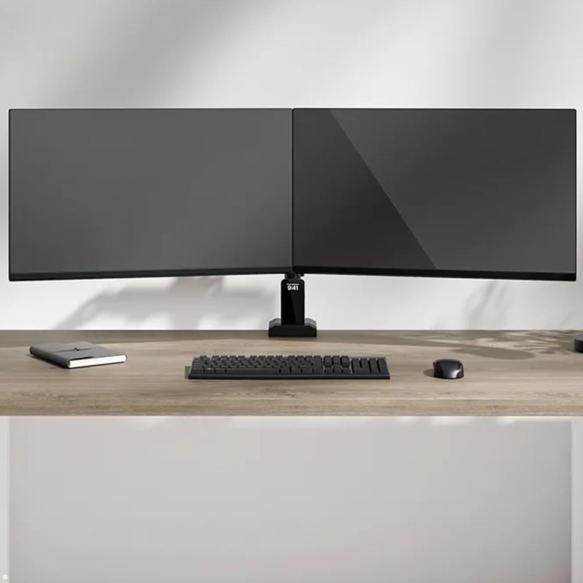 Neomounts NERO DS60-600BL2 Monitorhalter für 2 Monitore, Anwendungsbeispiel Neomounts NERO DS60-600BL2 Monitorhalter für 2 Monitore, Anwendungsbeispiel