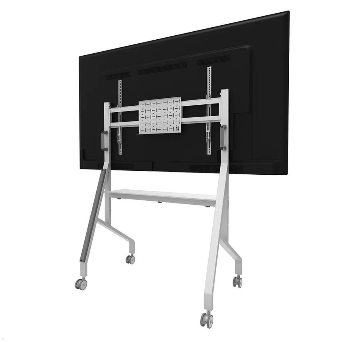 Neomounts FL50-525WH1 mobiler TV Bodenständer von 55 bis 86 Zoll, weiß Rückansicht Neomounts FL50-525WH1 mobiler TV Bodenständer von 55 bis 86 Zoll, weiß Rückansicht