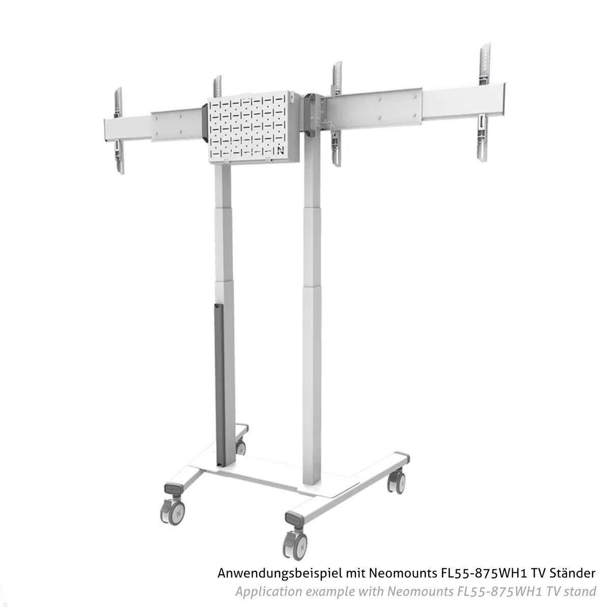 Neomounts ADM-875WH2 Zubehör VESA Adapter für Monitorhalter auf 2 Monitore, weiß Anwendung TV Ständer Neomounts Neomounts ADM-875WH2 Zubehör VESA Adapter für Monitorhalter auf 2 Monitore, weiß Anwendung TV Ständer Neomounts