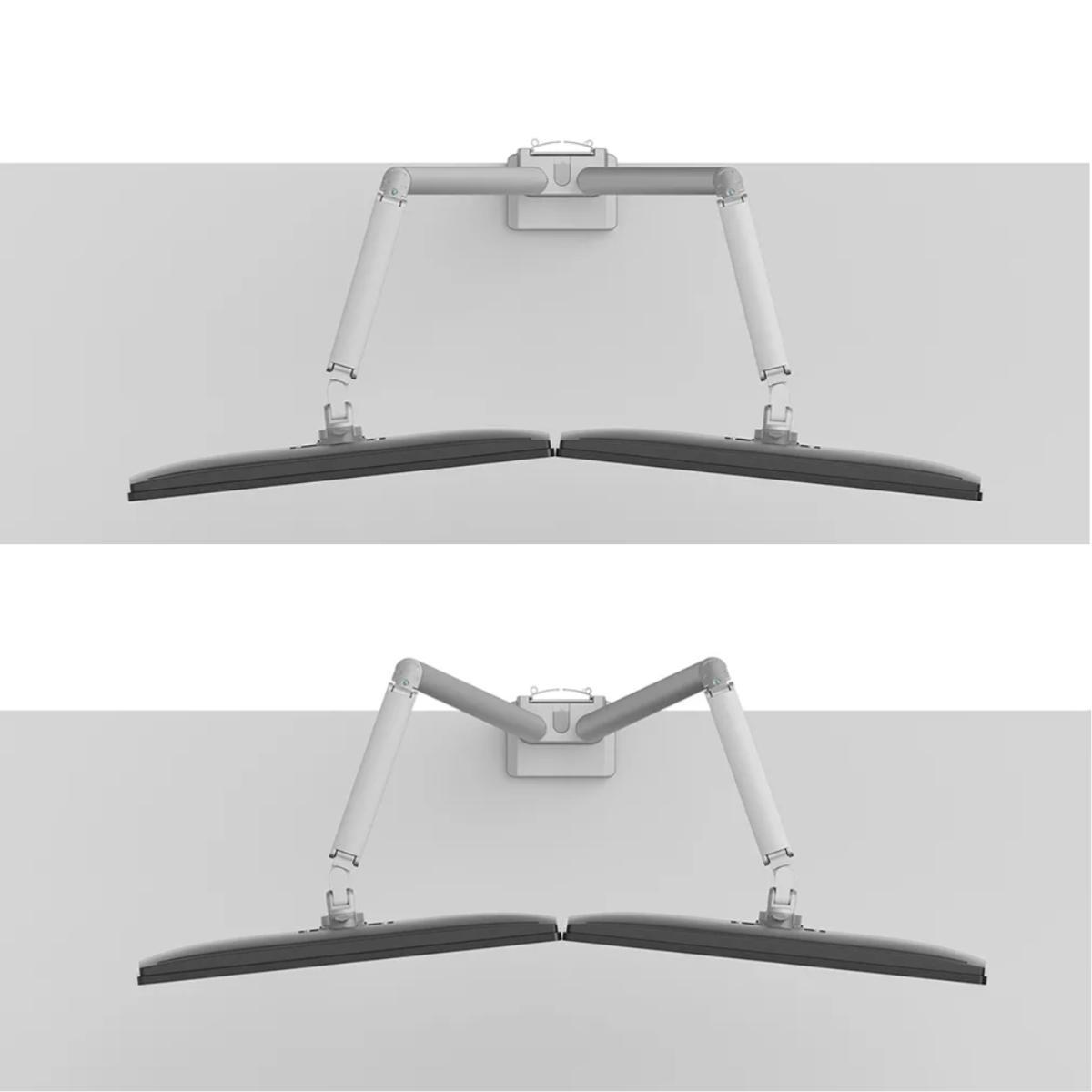 Neomounts DS70-250SL2 Monitorhalter für 2 Monitore, silber Einstellungen Neomounts DS70-250SL2 Monitorhalter für 2 Monitore, silber Einstellungen