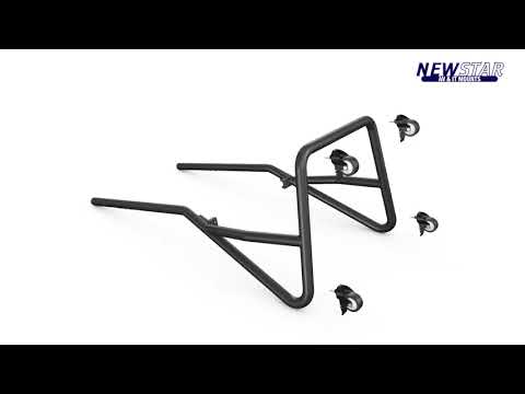 Neomounts NS-M3800BLACK Monitorständer mit Rollen / Ablage bis 100 Zoll